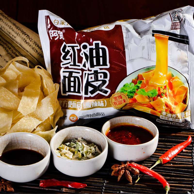 四川铺盖面红油凉皮味 105g